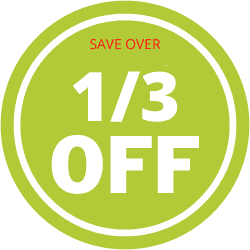 Save 1/3! 1/3 Off!